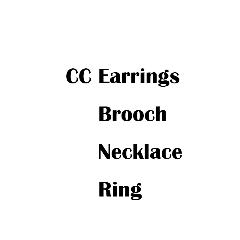 

BibyStyle Cc Earrings For Women Crystal Statement Pendientes Big Letter Earrings Fashion Jewelry