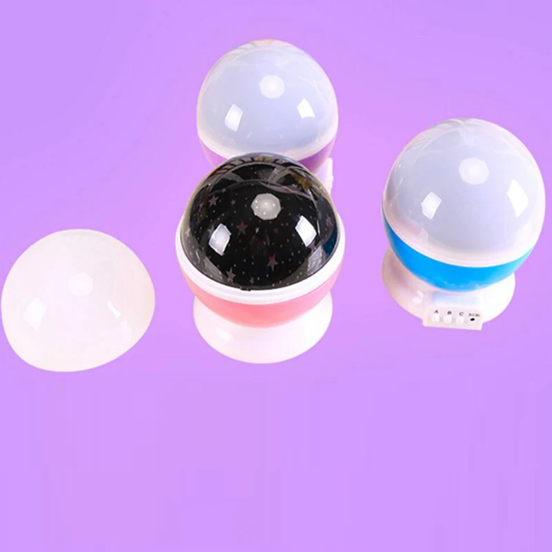 Led Night Lamp Stars Starry Sky LED Night Light Projector Moon Novelty Table Night Lamp Battery USB Night Light For Children (1)