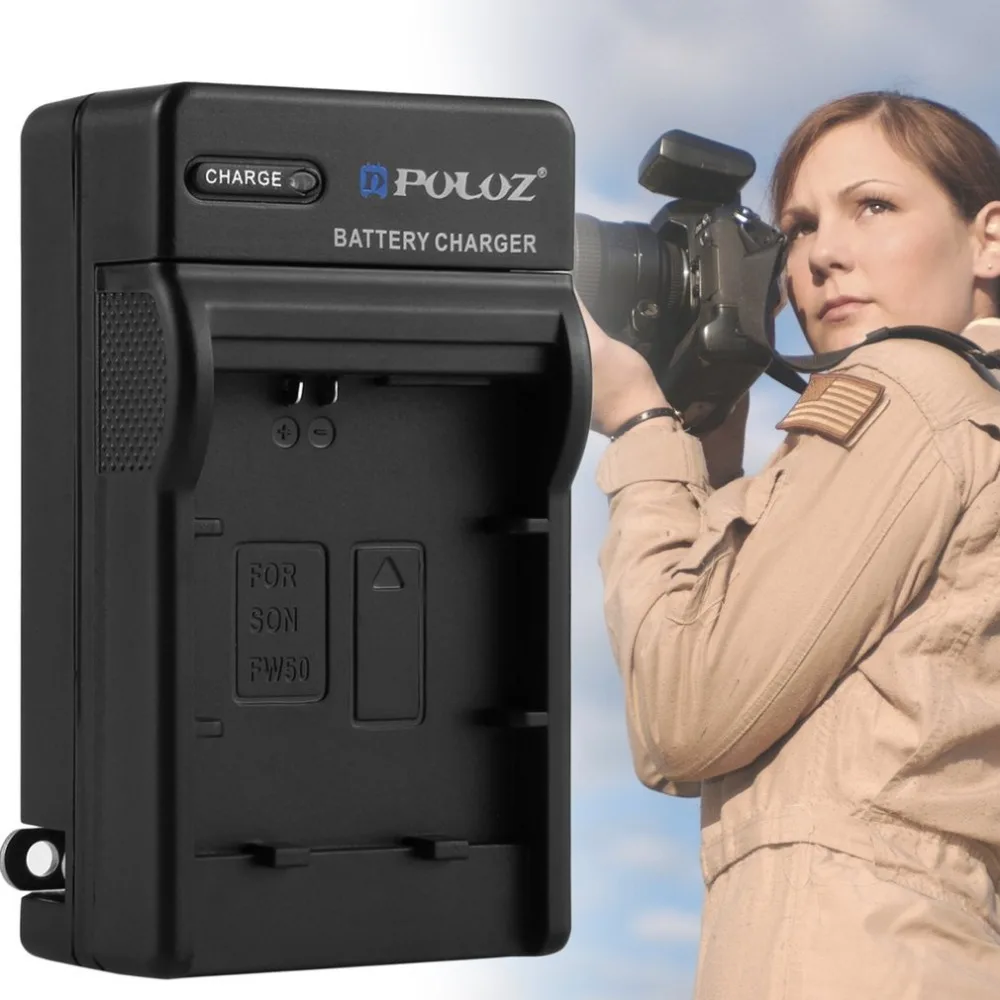 PULUZ PU2134 NP FW50 зарядное устройство для камеры Быстрая Зарядка адаптер портативное