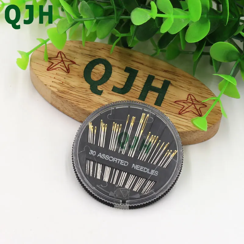 QJH 30 шт./компл. Ассорти ручные швейные иглы Стёганое одеяло вышивка ремонт