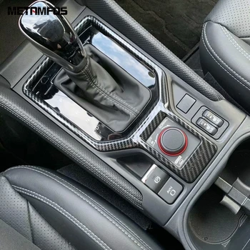

For Subaru Forester SK 2019 2020 Carbon Fiber Gear Shift Box Cover Molding Trim Decoration Frame Inner Accessories Car Styling