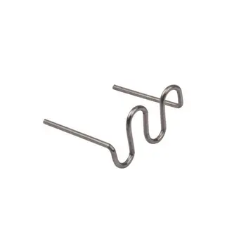 

100 Pcs/Set Precut 0.6mm Wave Flat Hot Staples For Plastic Stapler Repair Welder