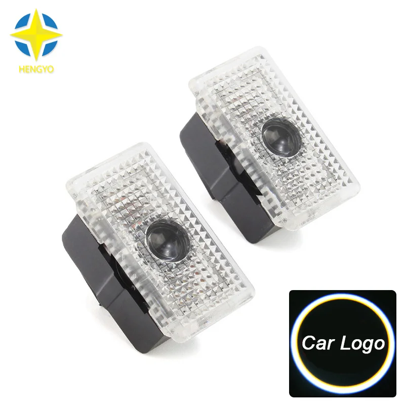 

Free Shipment 7W No drill Car Logo Led Courtesy Light Door projector Logo Light Ghost Shadow Car Welcome Door Light for Tesla