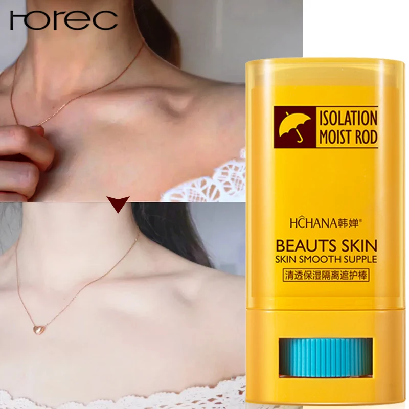 

ROREC Sunscreen Clear Moisture Protection Stick Nourishing Durable Breathable Waterproof Sweatproof Easy to absorb Skin care 20g