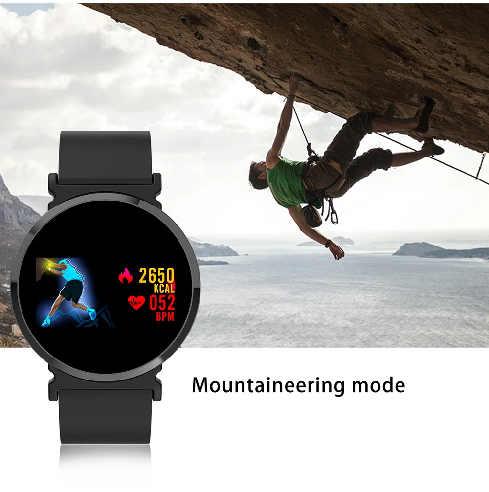 Продвинутый бизнес спортивный модный браслет, Bluetooth фото, HD дисплей, противоударные часы, пожизненные водонепроницаемые часы, калории
