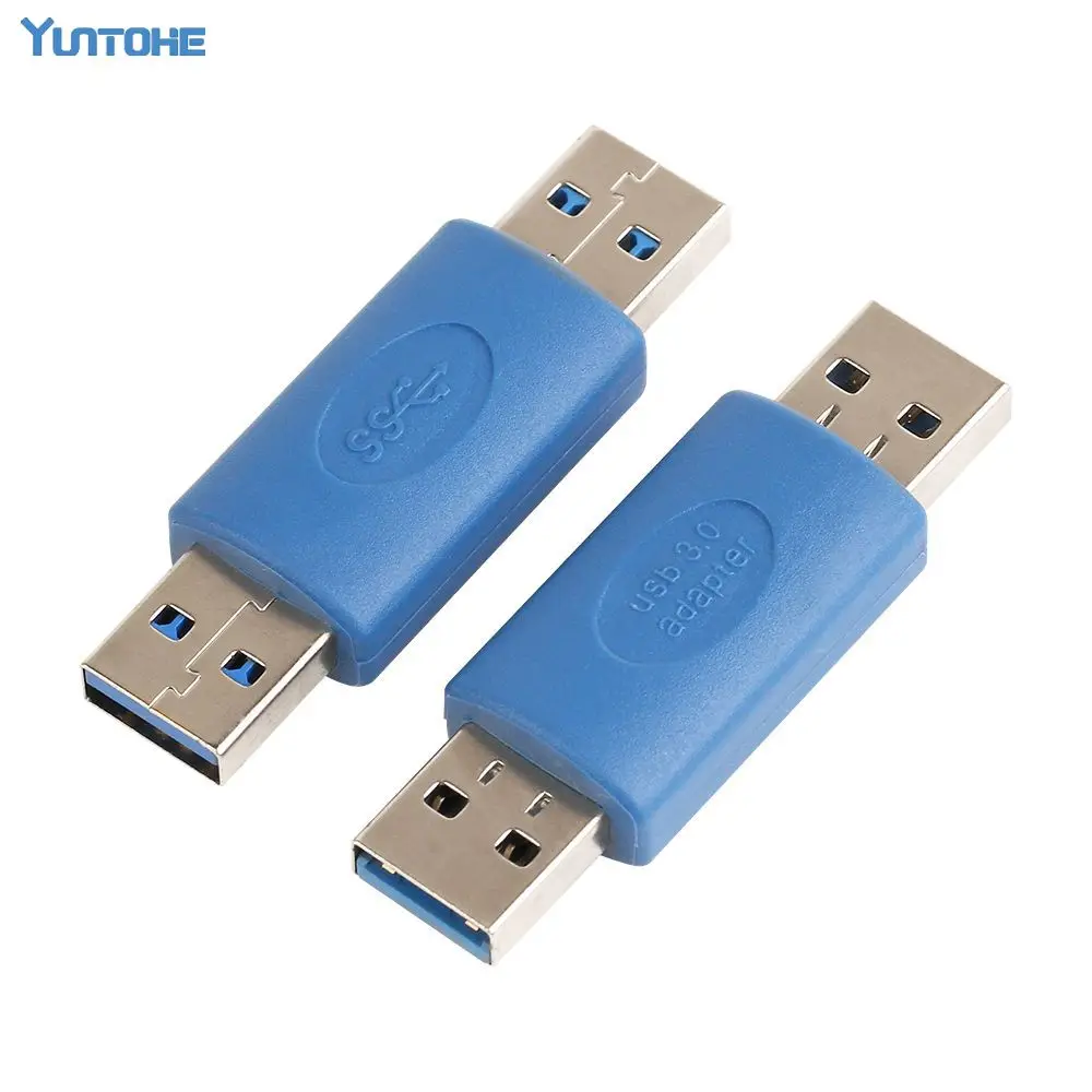

ZJT53 High Speed USB 3.0 A type male to male Cable Adapter F/F USB Extension Cable Connector Support USB 2.0 100pcs/lot