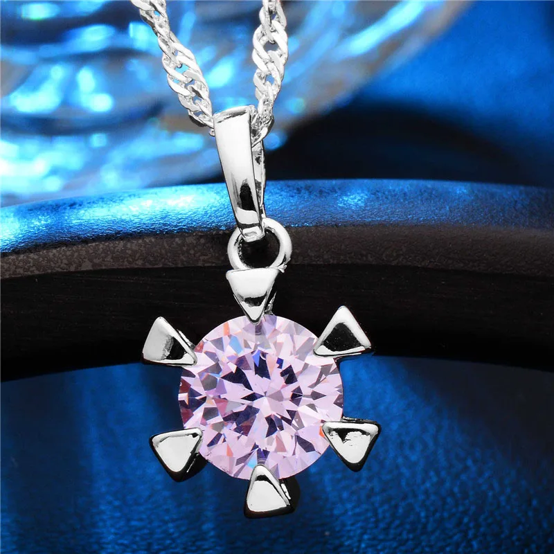 mini crystal necklace