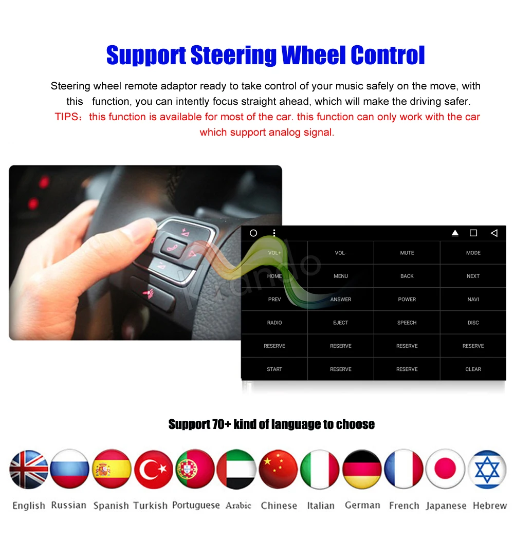 Krando mazda BT50 Android car radio gps dvd player navigation multimedia system (7)