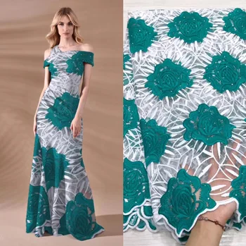 

african lace fabric 2019 high quality lace french mesh fabric stones nigerian swiss lace fabrics for dress for green women men