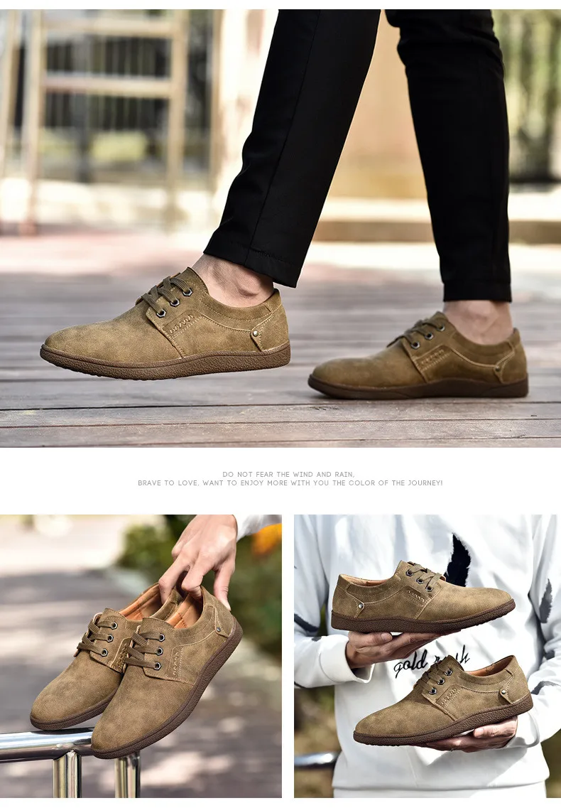 Merkmak/мужская повседневная обувь в британском стиле; обувь из натуральной кожи на плоской подошве; удобные лоферы; Мужская обувь; сезон весна-осень; прогулочная обувь