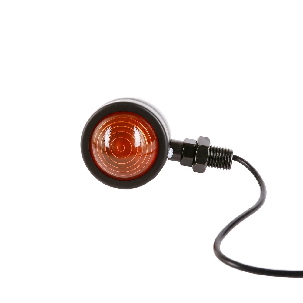 12V Bullet Turn Signal Indicator Lights Lamp Fit for Harley 3