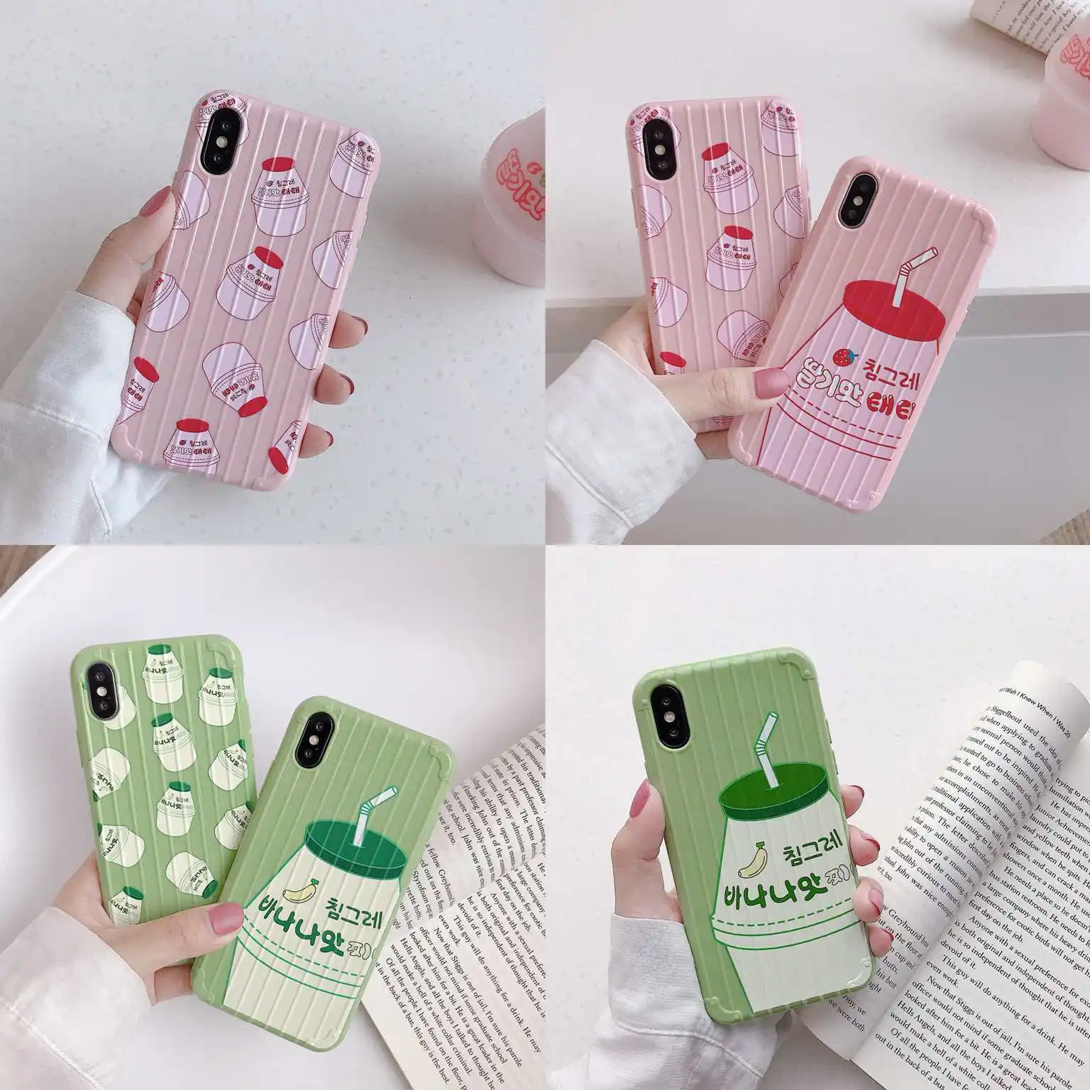 

For Huawei P30 Pro Case For Huawei P20 PRO Cartoon milk Pattern Newed Luggage Suitcase back shell For Huawei P30 silicon Cover