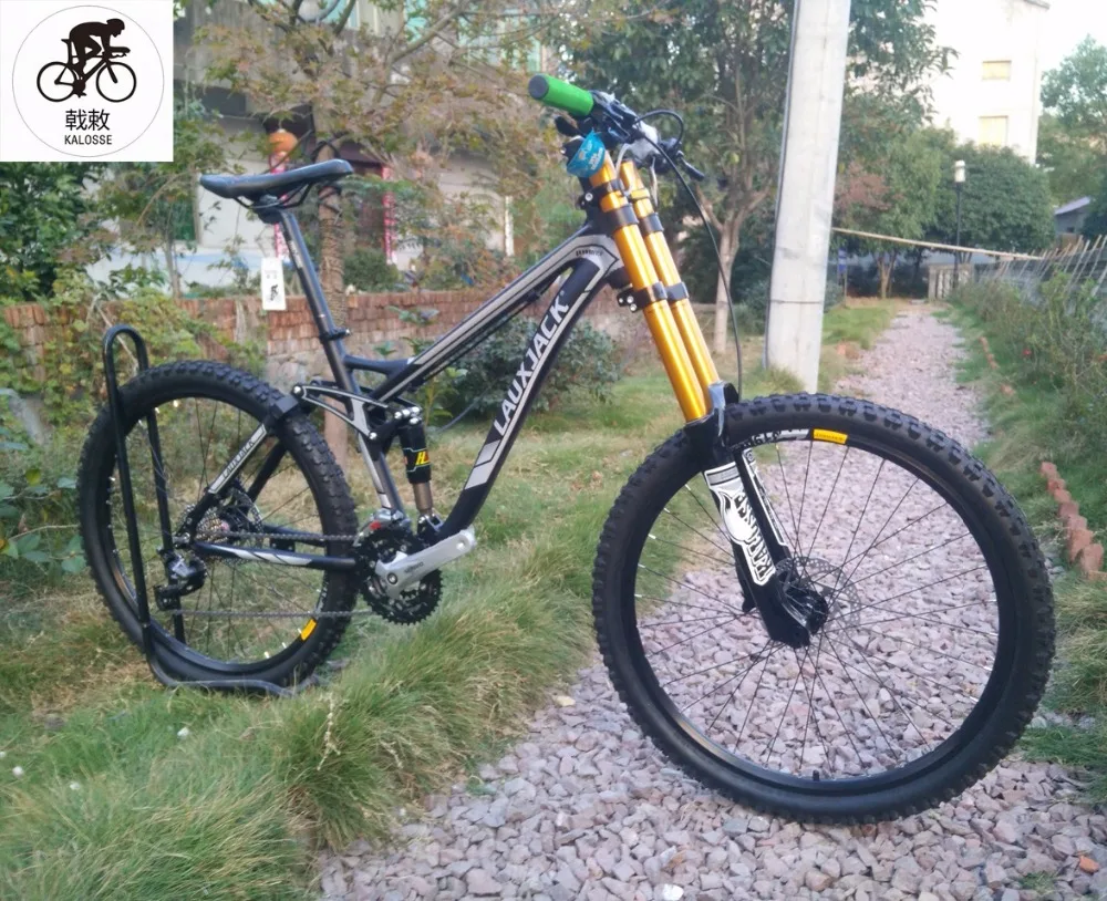 Perfect Kalosse  M610  Hydraulic brakes  30 speed alloy Full suspension frame  downhill  bike 26*17 inch    mountain bicycle 4