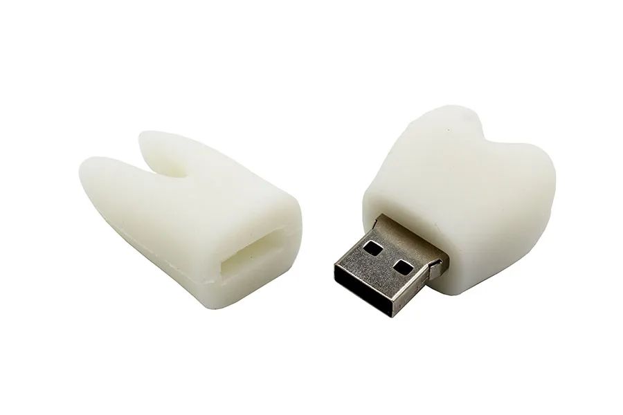 KING SARAS мультфильм 2 Модель зуб usb 2,0 usb флэш-накопитель 4 ГБ 8 ГБ 16 ГБ 32 ГБ 64 Гб флешки, usb флеш-карта