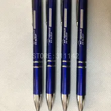 1000 пользовательские рекламные синие шариковые ручки бренд логотип компании рекламные ручки с Шариковая ручка с логотипом тело Синяя Шариковая ручка оптом
