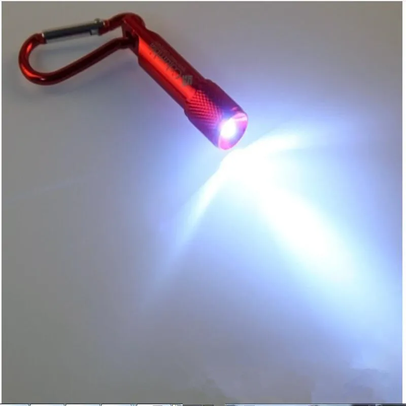 

Mini Pocket LED Flashlights Aluminium Alloy Portable 7 Colors Keyring Handy LED Light Camping Flashlight for hiking/camping