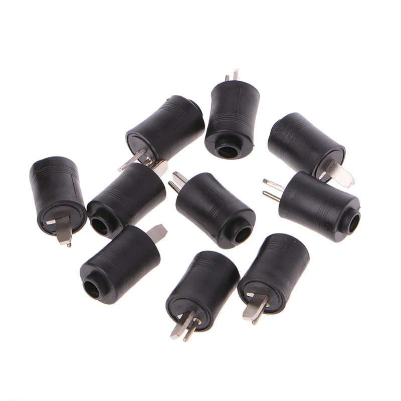 

10 Pcs 2 Pin DIN Male Speaker Plug 2-Pin Plug Hifi Loudspeaker Solder Connectors