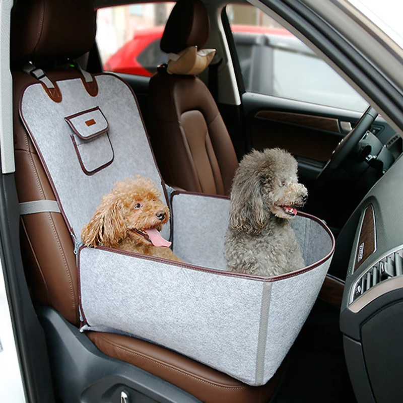 

Dog Car Seat Cover Waterproof Puppy Pet Carrying Dog Bench Anti-Slip Cushion Foldable Car Mats For Small Dogs Pet Protector 2b40