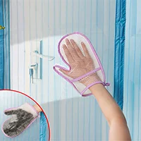 Hand type window screen door curtain dust removing cleaning font b gloves b font font b
