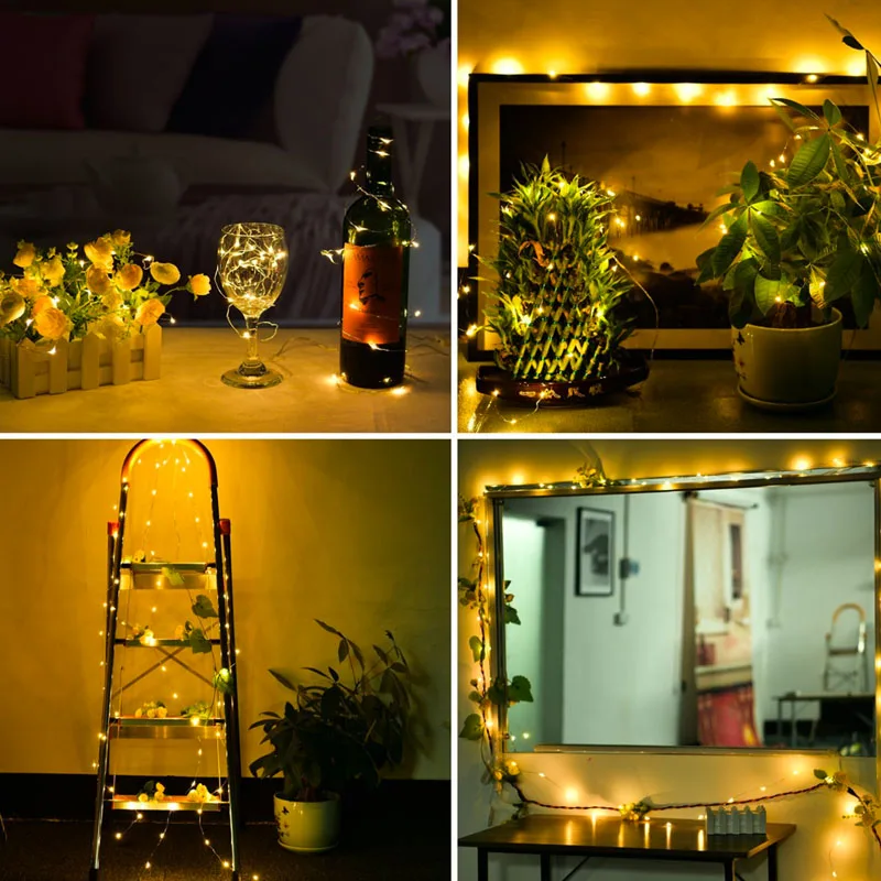 Guirlanda de Natal ao ar Luzes de Fadas a Mais Longa Luz plus Adaptador Levou Luzes da Corda 30 m 50 m 100 m Rua Luz Livre Brancas Quente Estrelado 27 50m 100m rua guirlanda luz ao ar