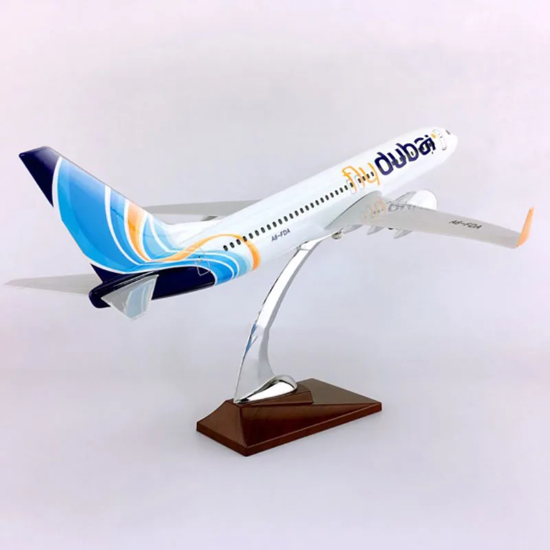 Boeing B737-800 Большой 40 см FLY Дубай авиалиний 1/111 масштаб игрушечные модели самолетов самолет литой под давлением пластиковый сплав самолет