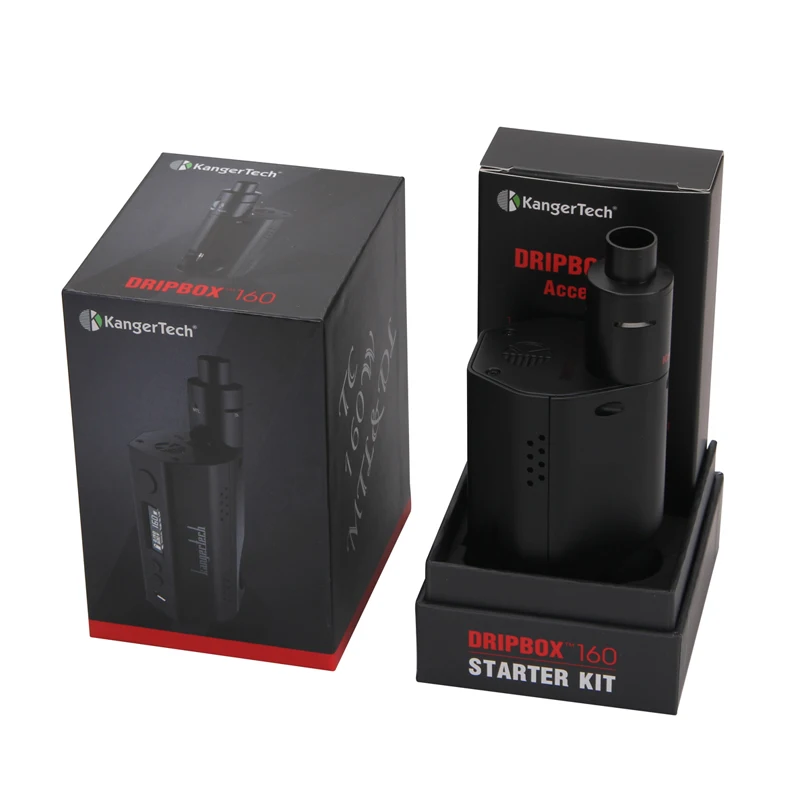 Kangertech Dripbox 160W Starter Kit with 7ml Tank Atomizer RDA e-Cigarette Kanger Dripbox 160 TC Box Mod Vape Kit 03