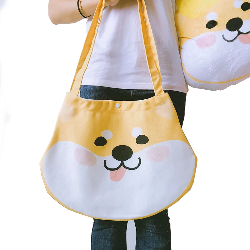 Japanese Cute Design Huskies Shiba Inu Handbag Shoulder Bag Women