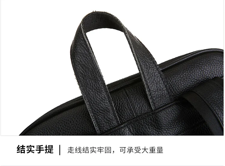 Ручная работа, Корейская одежда, простой дизайн мужской рюкзак натуральная кожа Для мужчин 15 дюймов Сумка для ноутбука из воловьей кожи Большой Рюкзак Дорожная Сумка