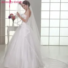 Свадебные аксессуары velos de novia свадебная вуаль 1,5/3 м короткая кружевная свадебная вуаль nveu de noiva Курто бисерная вуаль с блестками