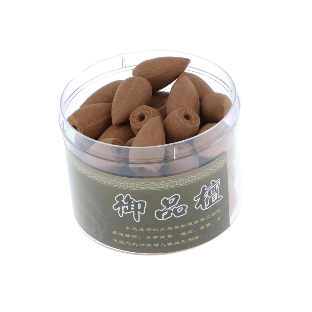80Pcs Backflow Incense Cones Natural Incense Cone Incense for Home Patio Office Yoga Meditation Room Hotels Business Clubs