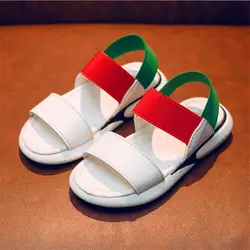 MHYONS/удобные sandals2019 Лето Новинка; Одежда для мальчиков и пляжные туфли для девочек большие детские повседневные сандалии модные детские