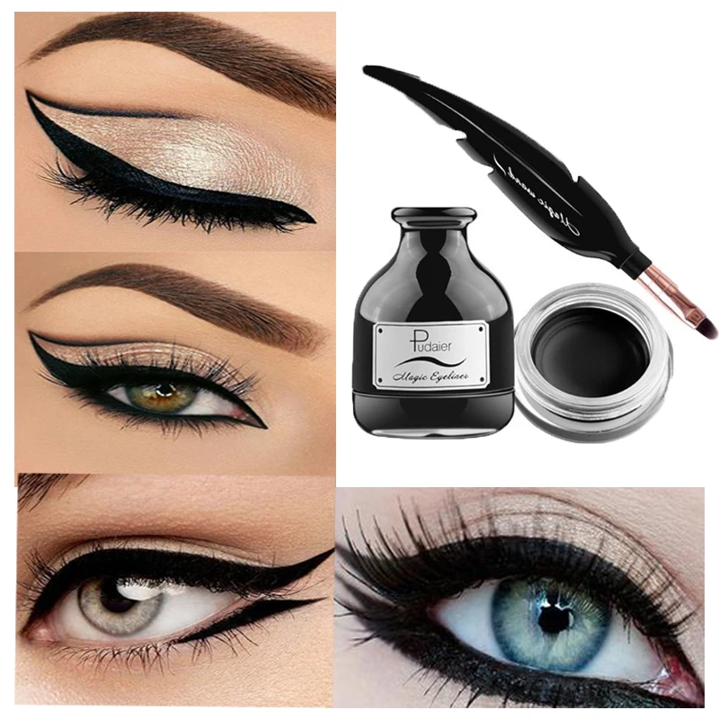 

3ml Feather Ink Eyeliner Pudaier Waterproof Liquid Eye Liner Gel Long-lasting Eye Pencil Chinese Style Pen Make Up Natural