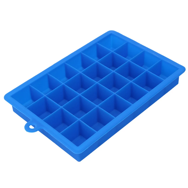24 Grid Silicone Ice Trays Big Ice Cube Mold Square Cubes Easy Release Silicone Ice Maker Home Bar Party Kitchen Accessories (2)