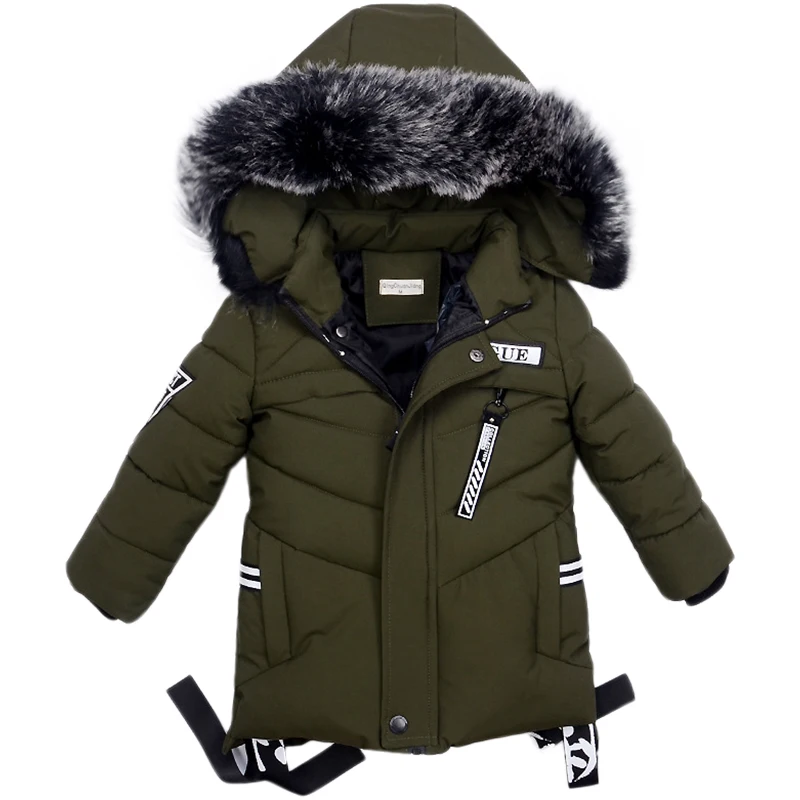 Г., куртки для мальчиков зимняя куртка для мальчиков, Детская пуховая куртка пальто с капюшоном и парки плотное Детское пальто Одежда для мальчиков от 2 до 6 лет