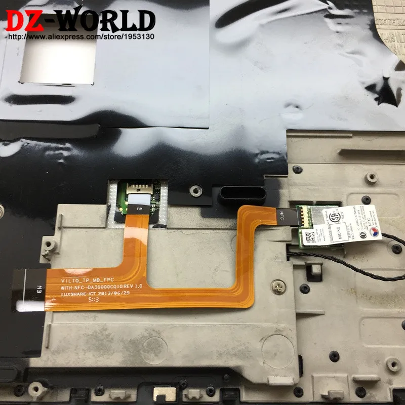 / для ThinkPad T440S клавиатура с наклонным упором для рук крышка SWG с датчиком отпечатка пальца считыватель NFC и соединительные кабели 04X3884