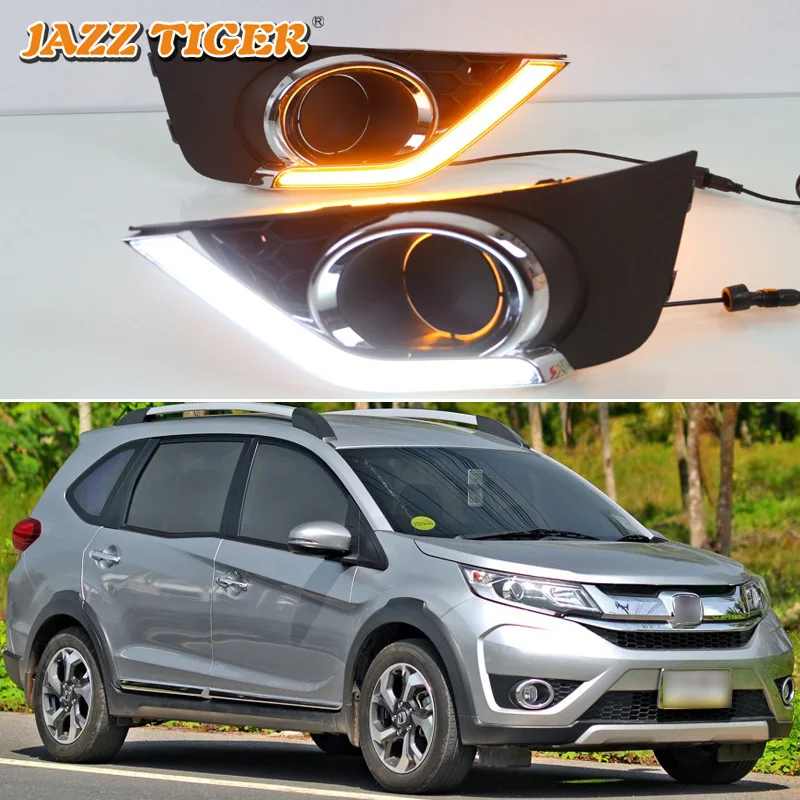 

For Honda BRV No-error Daytime Running Light LED DRL Fog Lamp Driving Lamp Car Styling