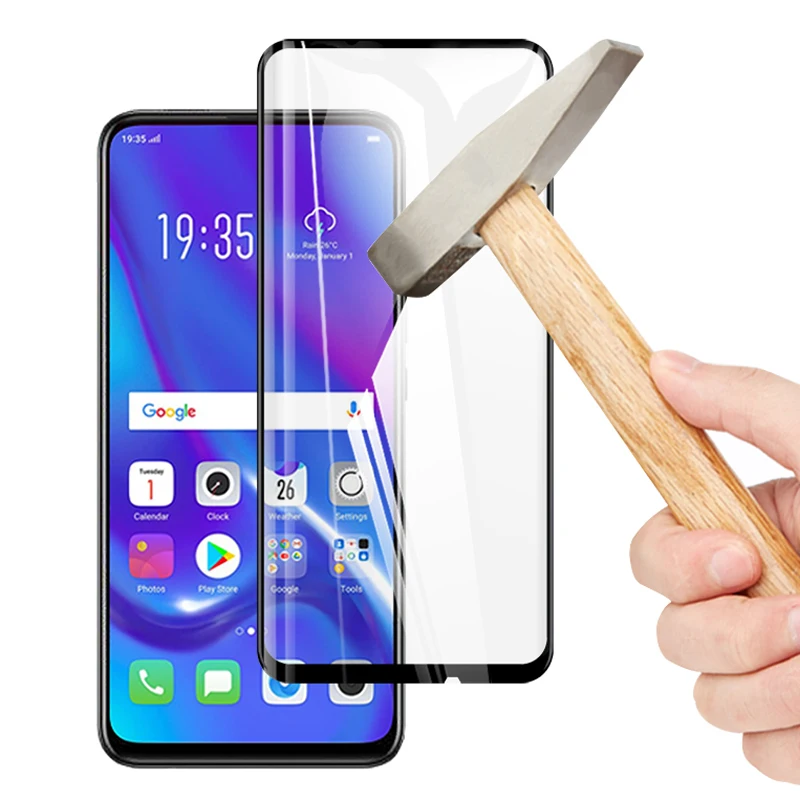3D закаленное стекло для Huawei P Smart Z полное покрытие экрана Защитная пленка Y9 Prime