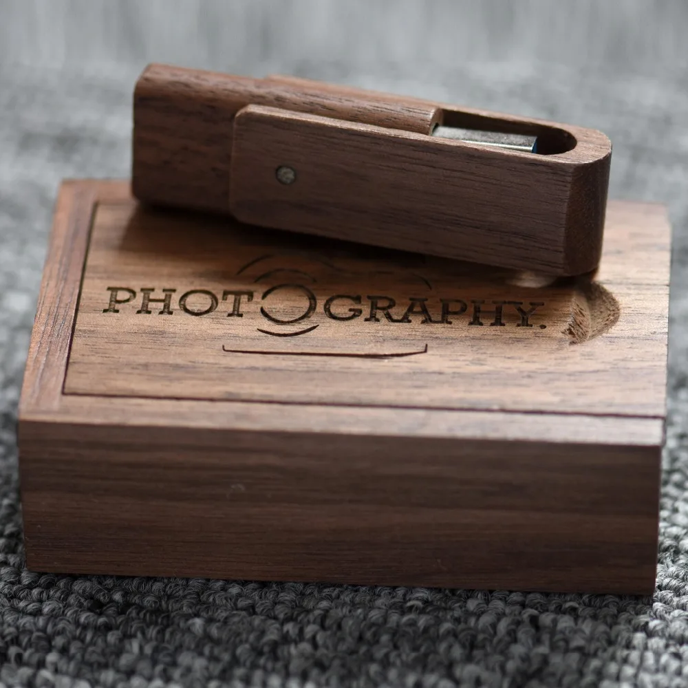 Лого клиента деревянный вращающийся usb флеш-накопитель из натурального дерева переворачивающийся флеш-накопитель 4 ГБ 8 ГБ 16 ГБ 32 ГБ 64 Гб карта памяти