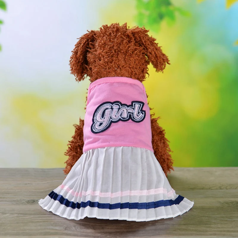 

Fashion Pet Dog Clothes Dress Sweety Princess Dress Teddy Puppy Wedding Beach Dresses Small Medium Dogs Pet Accessories