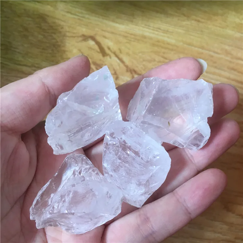 

30-50mm Natural Gems rough stones 4pcs Crystals Natural clear quartz crystal stones Mineral Specimens for collection