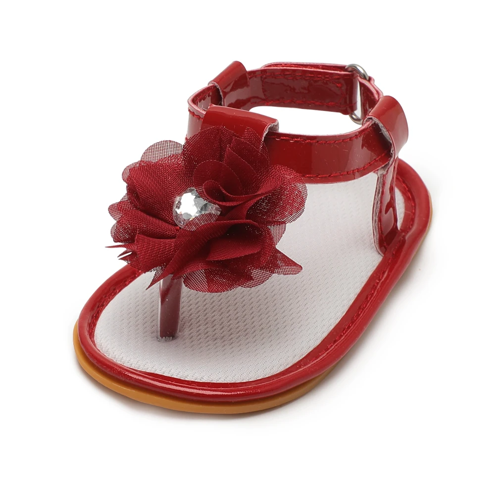 Fashion Summer Cute Baby Girls Solid Color Sandals Toddlers Kids Cute