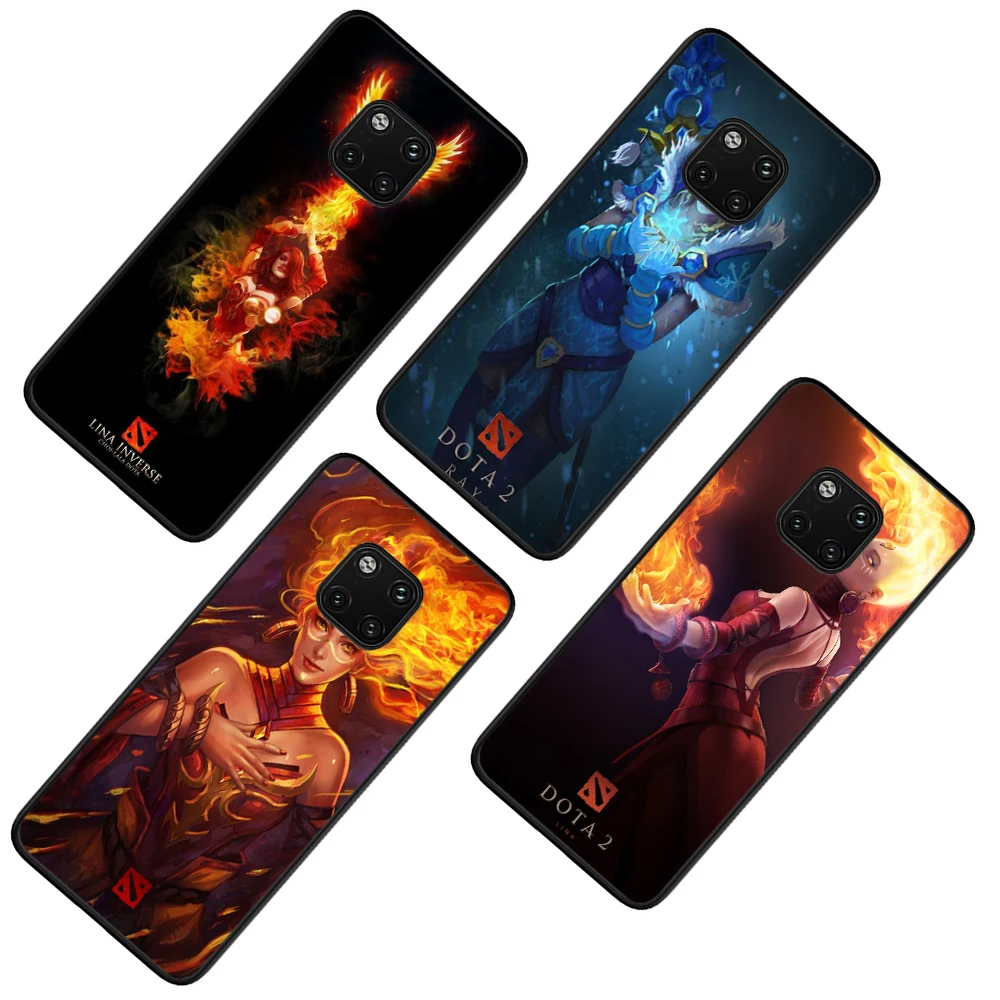 Dota 2 Heros Мягкий силиконовый чехол для телефона Huawei P8 P9 P10 P20 Mate 10 20 30 Pro Lite Plus Mini P Smart Z