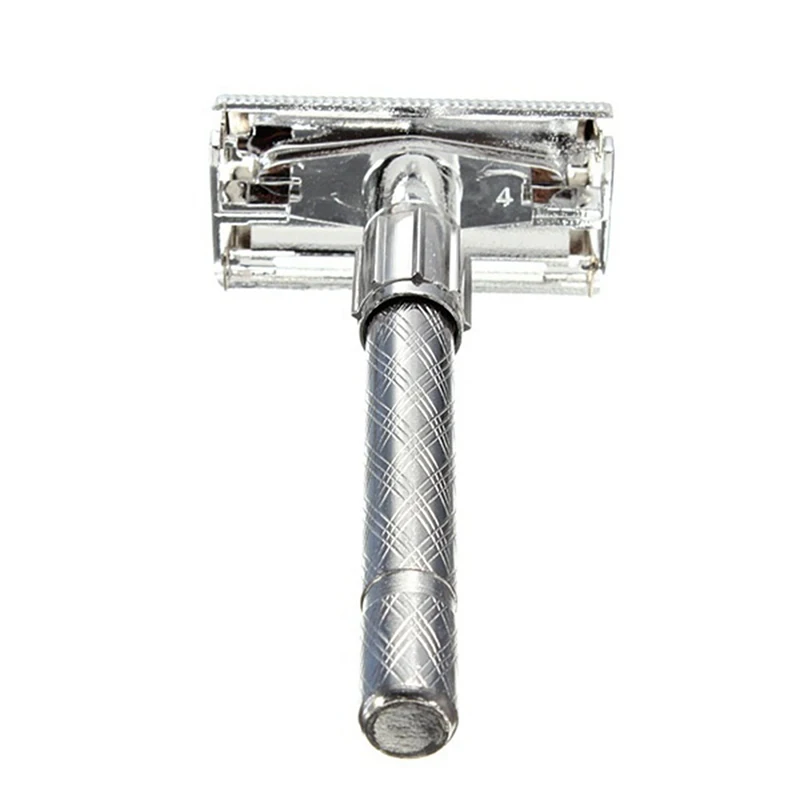 Высококачественное новое лезвие серебряное мужское безопасное ручное бритвенное лезвие с двойной режущей кромкой для бороды HB88