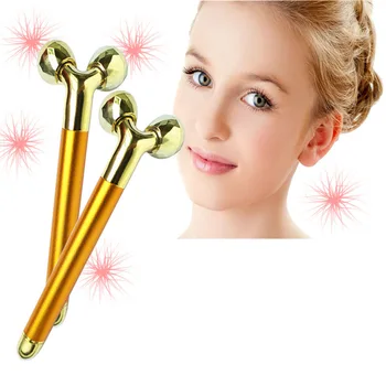 

New Electric 24k Gold Stick, 3d Roller, Face Lift, Lifting And Firming Instrument, Chin, Face Massager