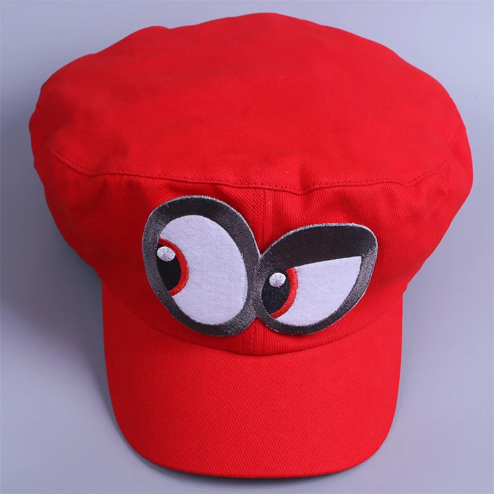 Hot New Super Mario Odyssey Caps Mario Hat Cap Head Cosplay Hat Leisure Retro Sunhat Cap (3)