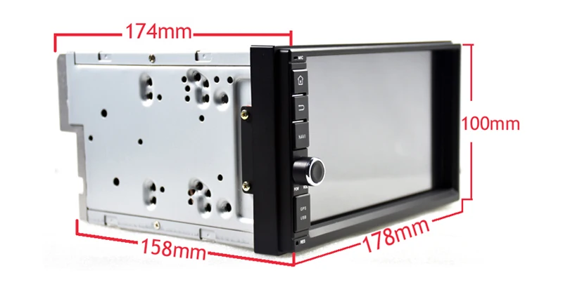 Cheap SilverStrong Android9.0 4G Car DVD 2din Universal IPS Car GPS Radio Magnito Tape Recorder Navigation option DSP 0