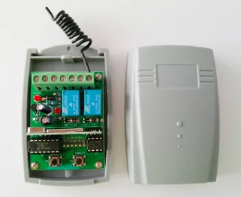 

high quality 2018 new Universal 2 channel Wireless Garage Door 433MHZ DC12V/24V Rolling Code Receiver