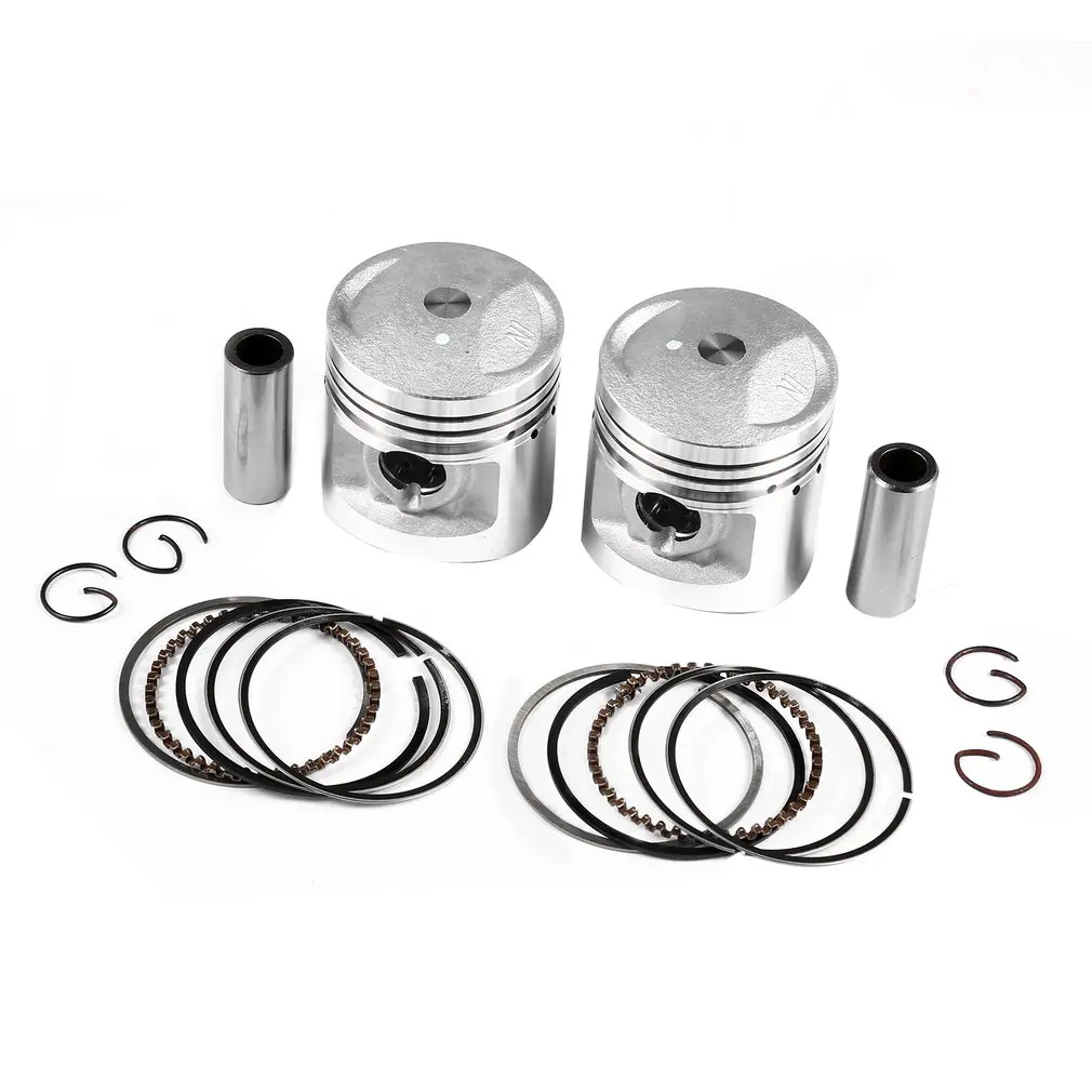 

Motorcycle piston CB125T CBT125 Piston Ring Piston diameter 44mm Piston pin 13mm 2 Cylinder