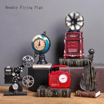 

Direct sales retro creative bookshelf small ornaments shop decorations indoor net red tea shop clothing store bookcase display