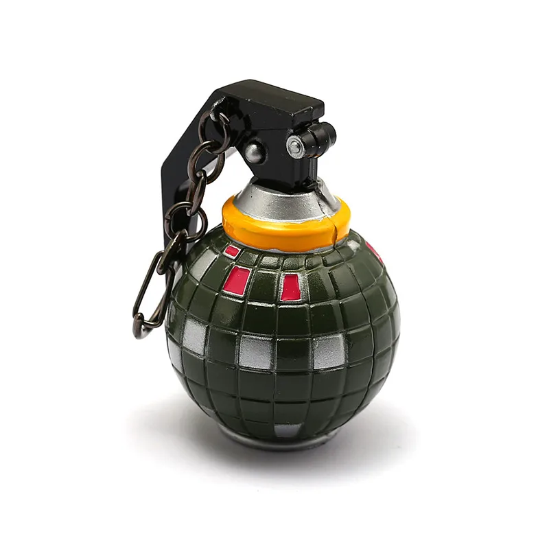 

New Battle Royale Keychain Big Model BOOGIE BOMB Pendant Jewelry Metal Key Chian Ring For Men Car Bag llaveros Souvenir